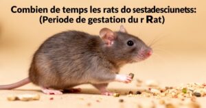 Combien de temps les rats domestiques sont-ils enceintes ? Guide complet de l&rsquo;alimentation pendant la gestation